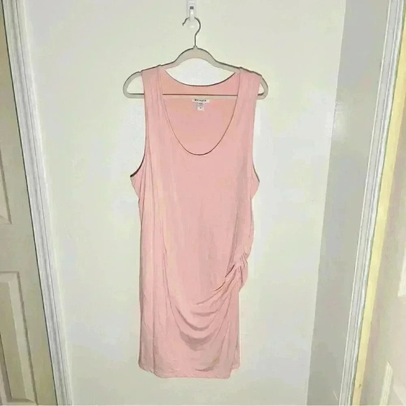 Athleta Della Dress Bodycon Breathable Cotton Orchid Pink Size 2X - Picture 2 of 7